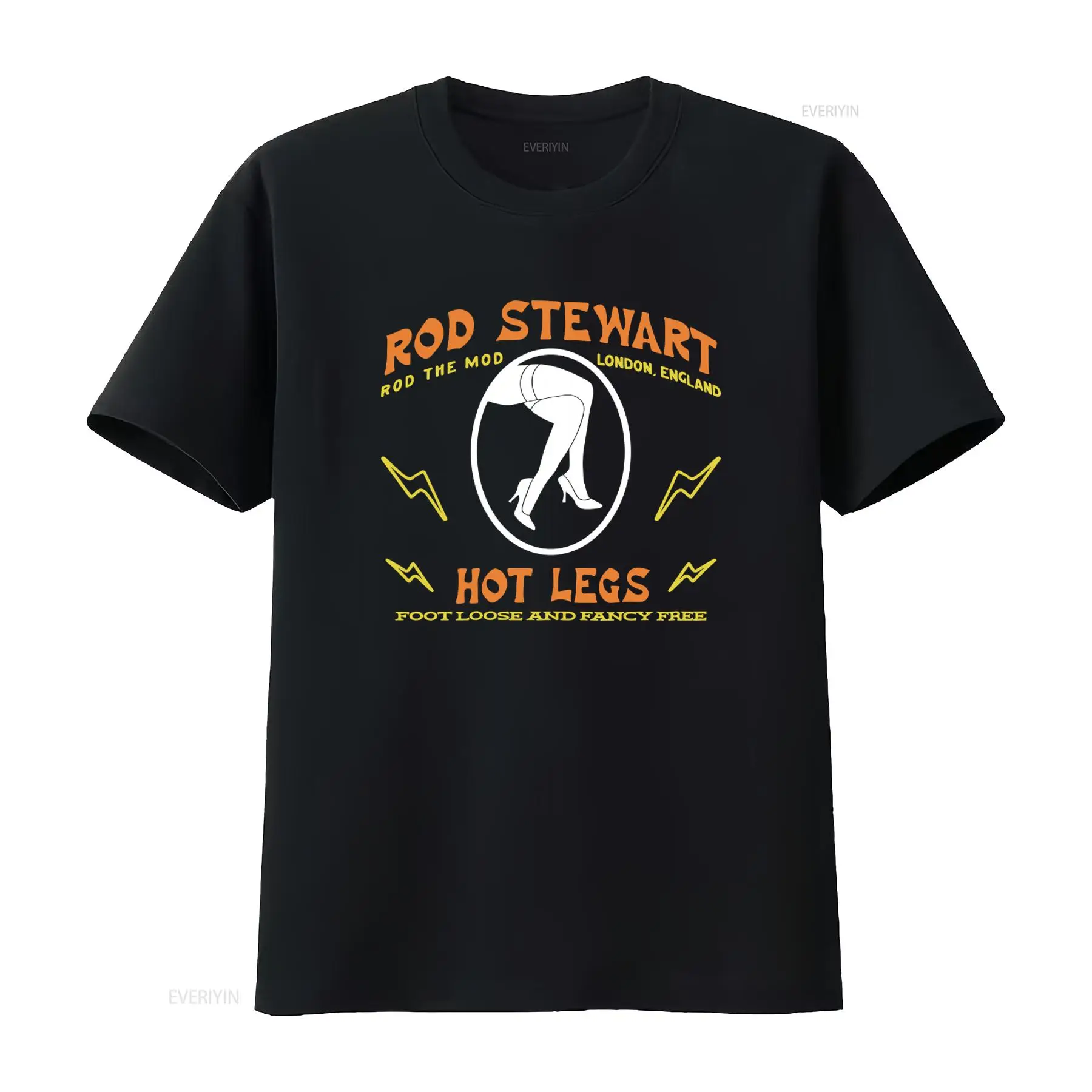 Vintage Fashion London - ロッド・スチュワート ホットレッグス オフィシャルTシャツ メンズ ザ・モッド ロンドン