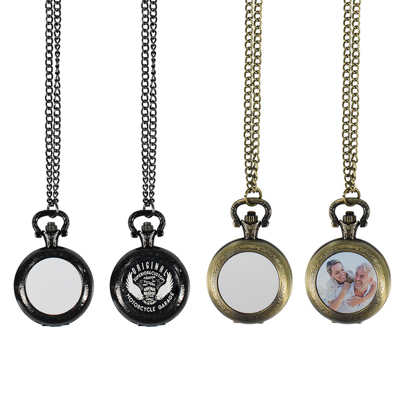Vintage Fashion Jewelry Necklaces - カスタムヴィンテージメタル懐中時計ペンダントネックレス クラシックウォッチネックレス ファッションジュエリー メンズ レディース向け