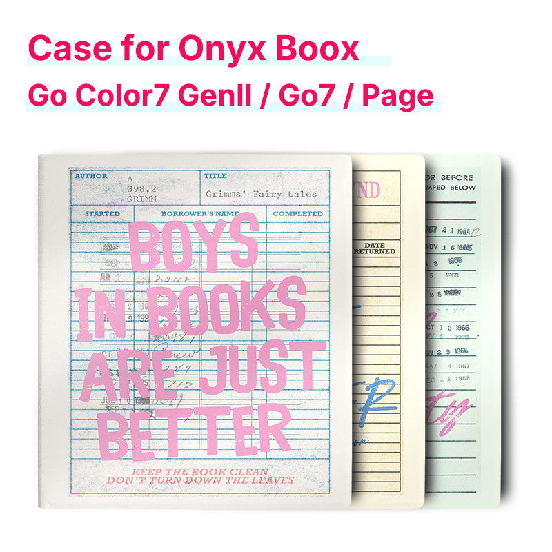 Vintage Fashion Coloring Pages - Murmelo マグネットケース Boox Go 7 /
