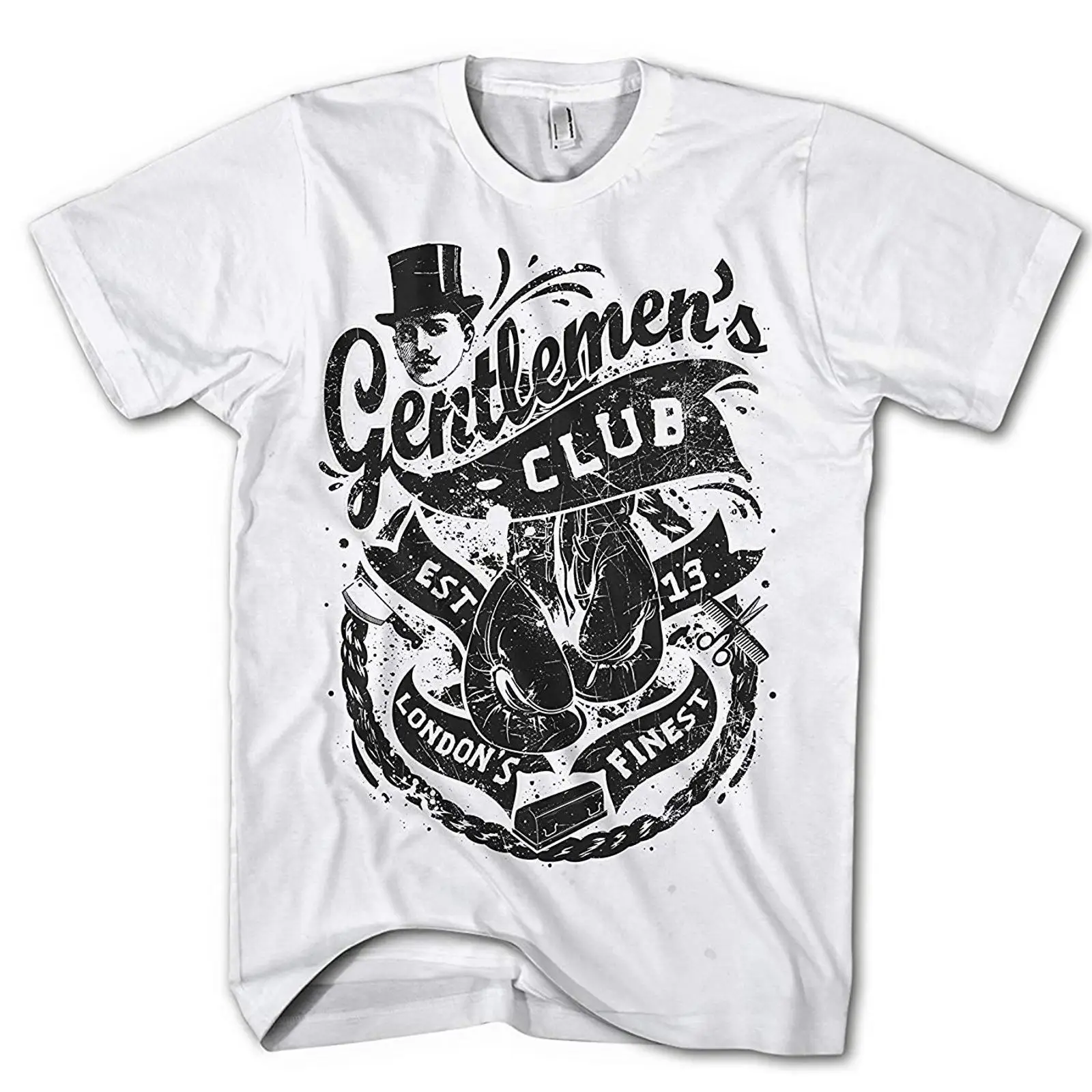 Vintage Fashion London - メンズ Tシャツ ジェントルマン ボクシング クラブ ロンドン