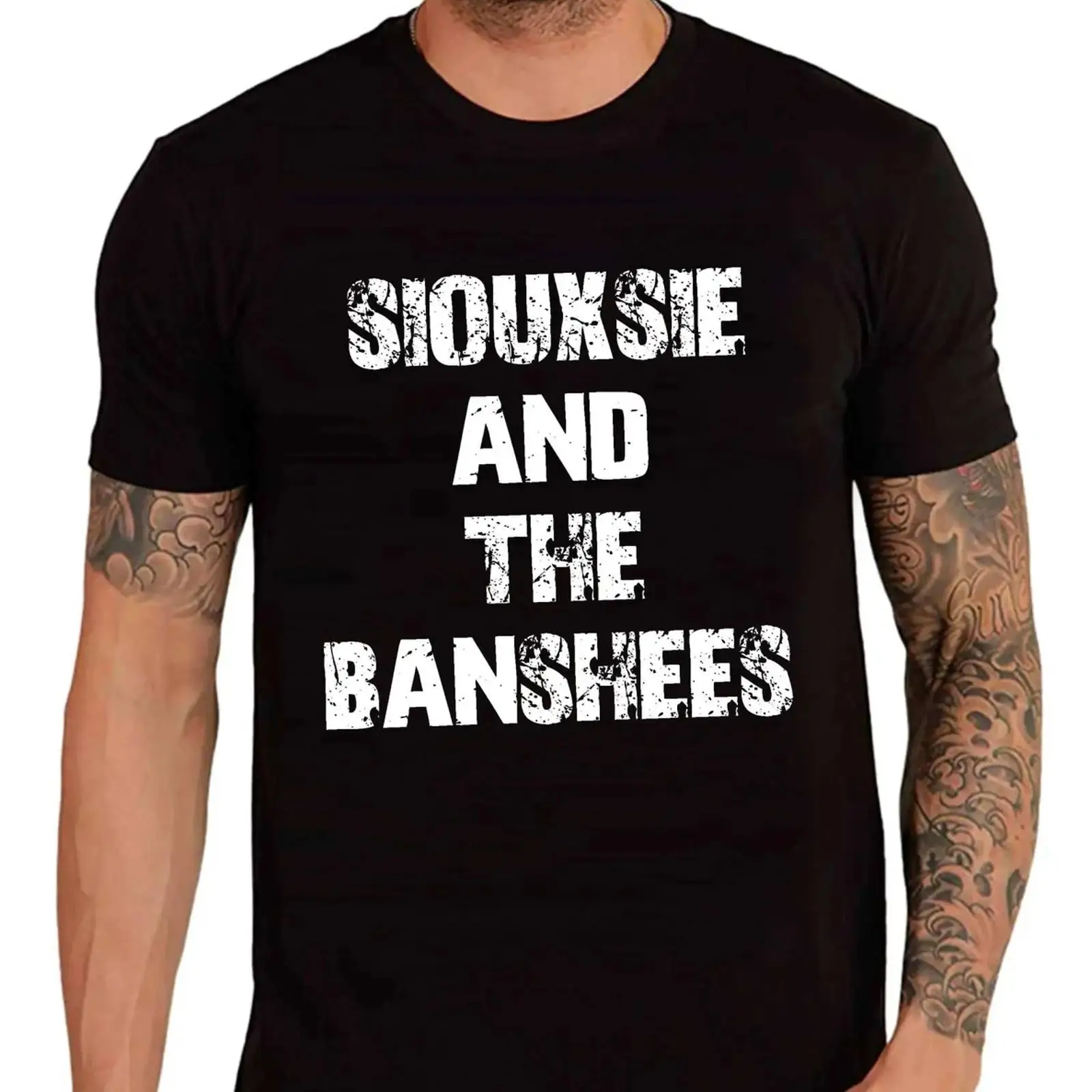 Vintage Fashion Herren - Herren Grafik T シャツ Siouxsie und