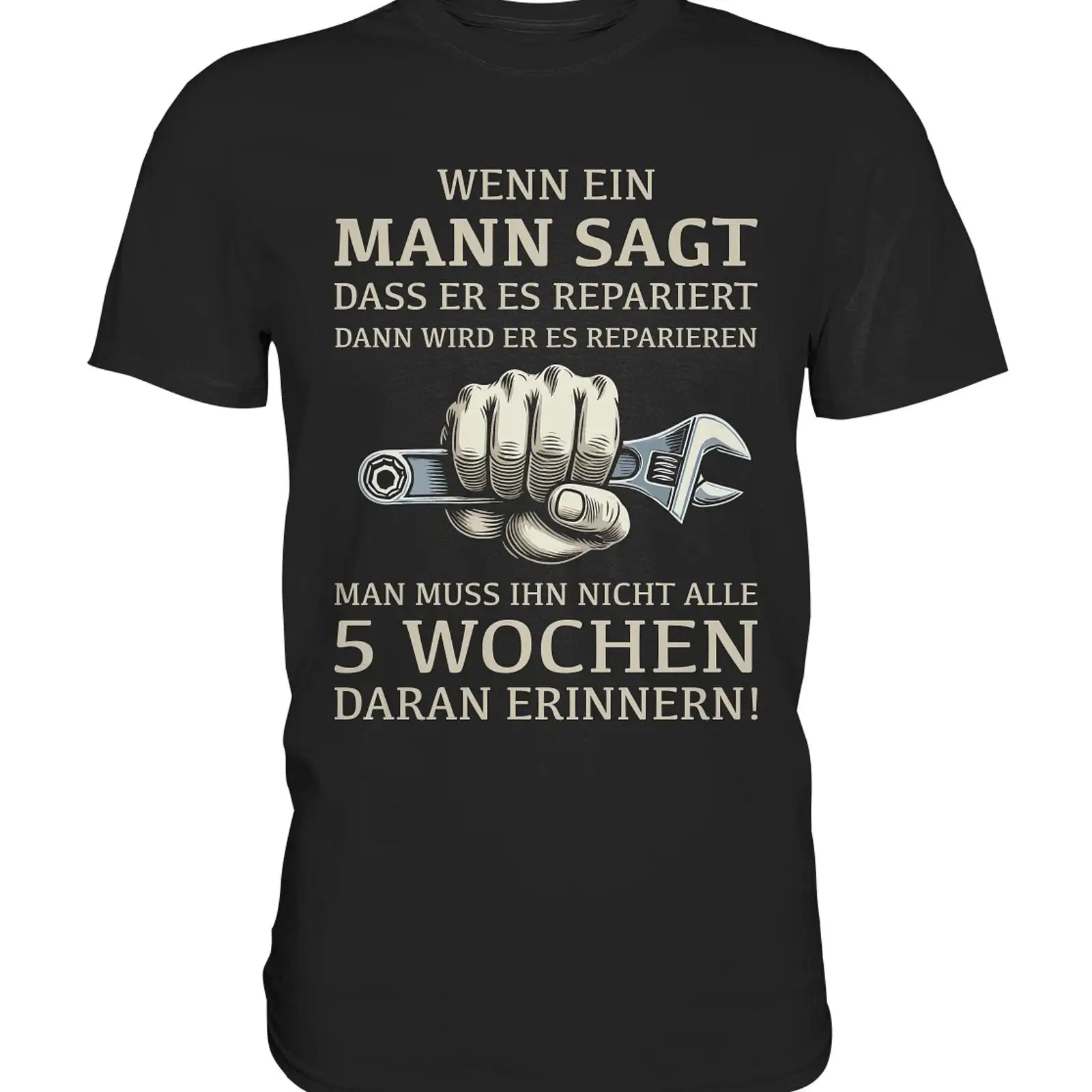 Vintage Fashion Herren - ハンドワーカー メンズ Tシャツ 面白い言葉 工事屋 工具