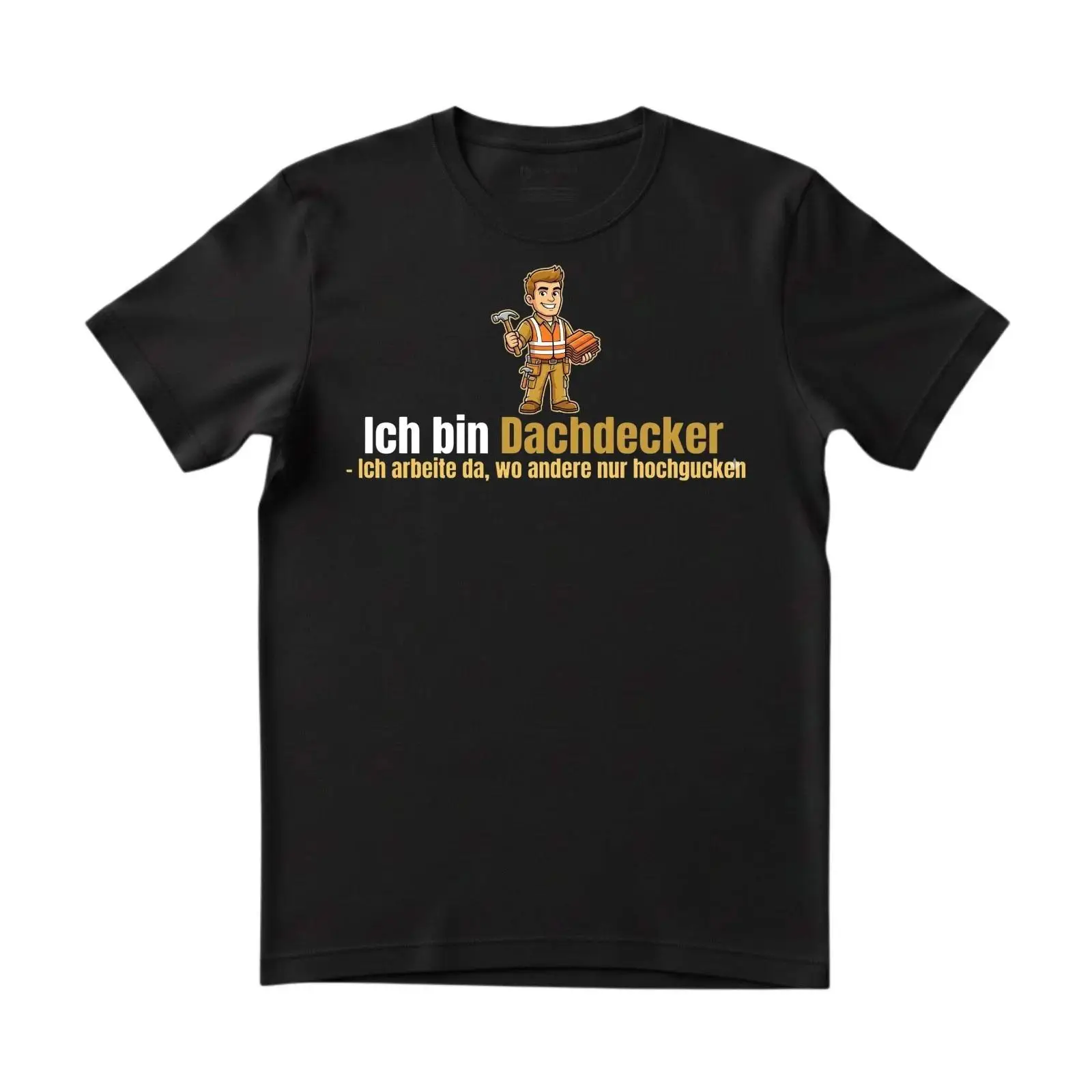 Vintage Fashion Herren - ダッヒデッカー Tシャツ スプリュッヒ ルスティグ ゲシェンク ベルフ