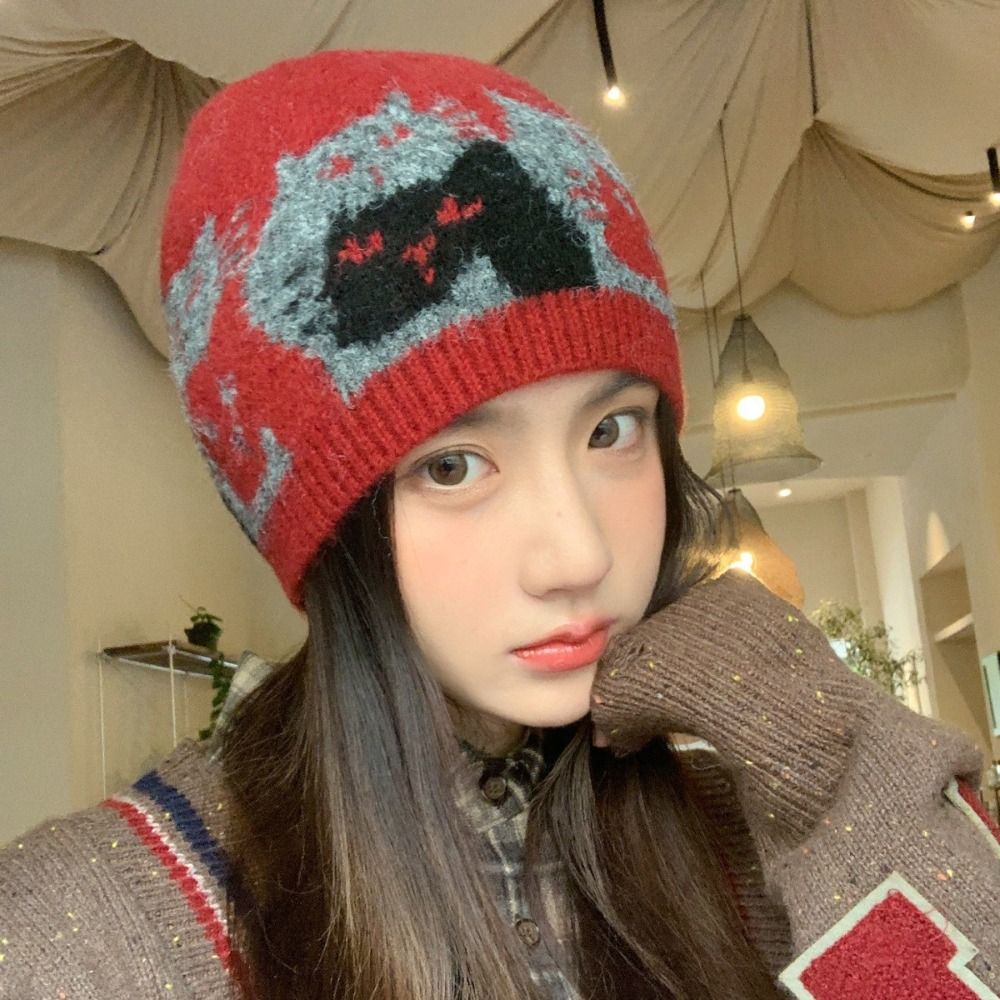ファッション暖かいジャカード猫柄ニット帽フェアアイルスタイル - Vintage Fashion Faire のレビューと価格