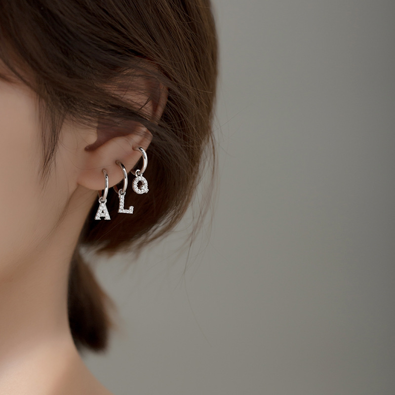 女性用イヤリング シルバー925 フープピアス ファッション - Vintage Fashion La のレビューと価格