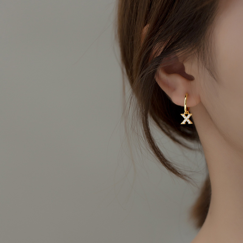 女性用イヤリング シルバー925 フープピアス ファッション - Vintage Fashion La のレビューと価格