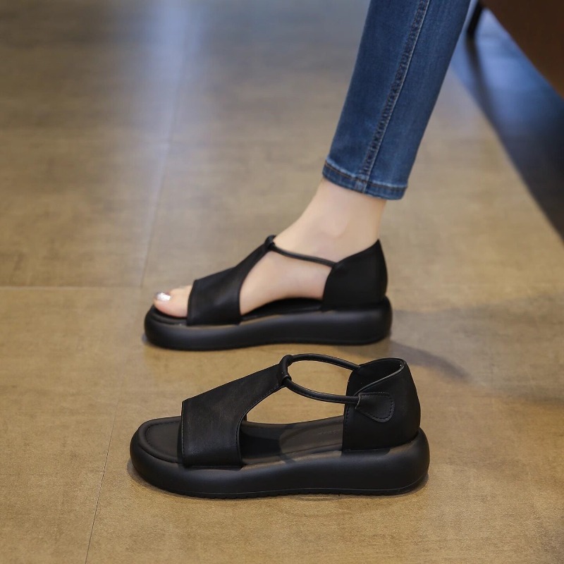レディース フラットサンダル、2026年新作、夏のアウターに - Vintage Style Women Fashion のレビューと価格