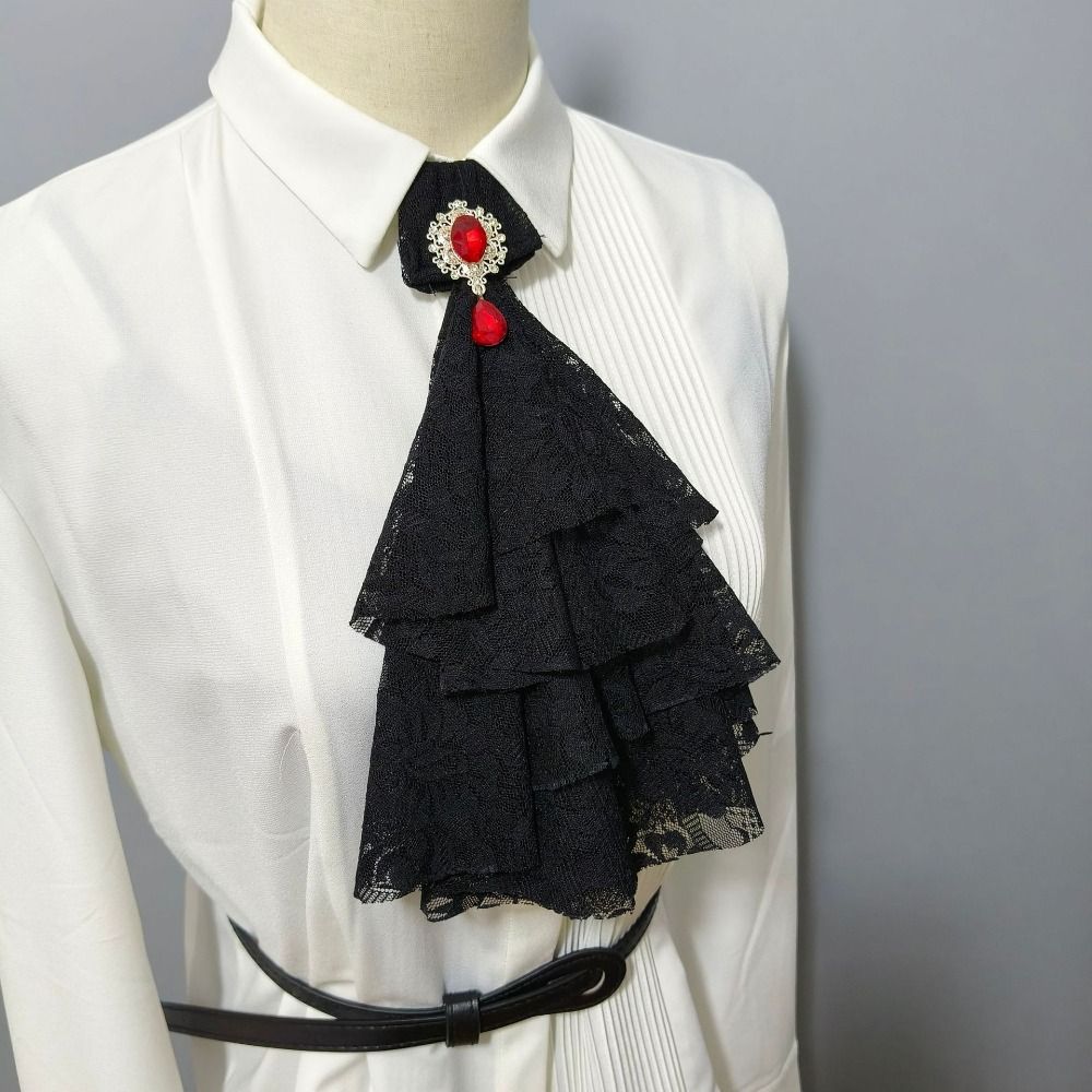 女性用アクセサリー ヴィンテージスタイル レースジャボ襟 取 - Vintage Fashion Faire のレビューと価格