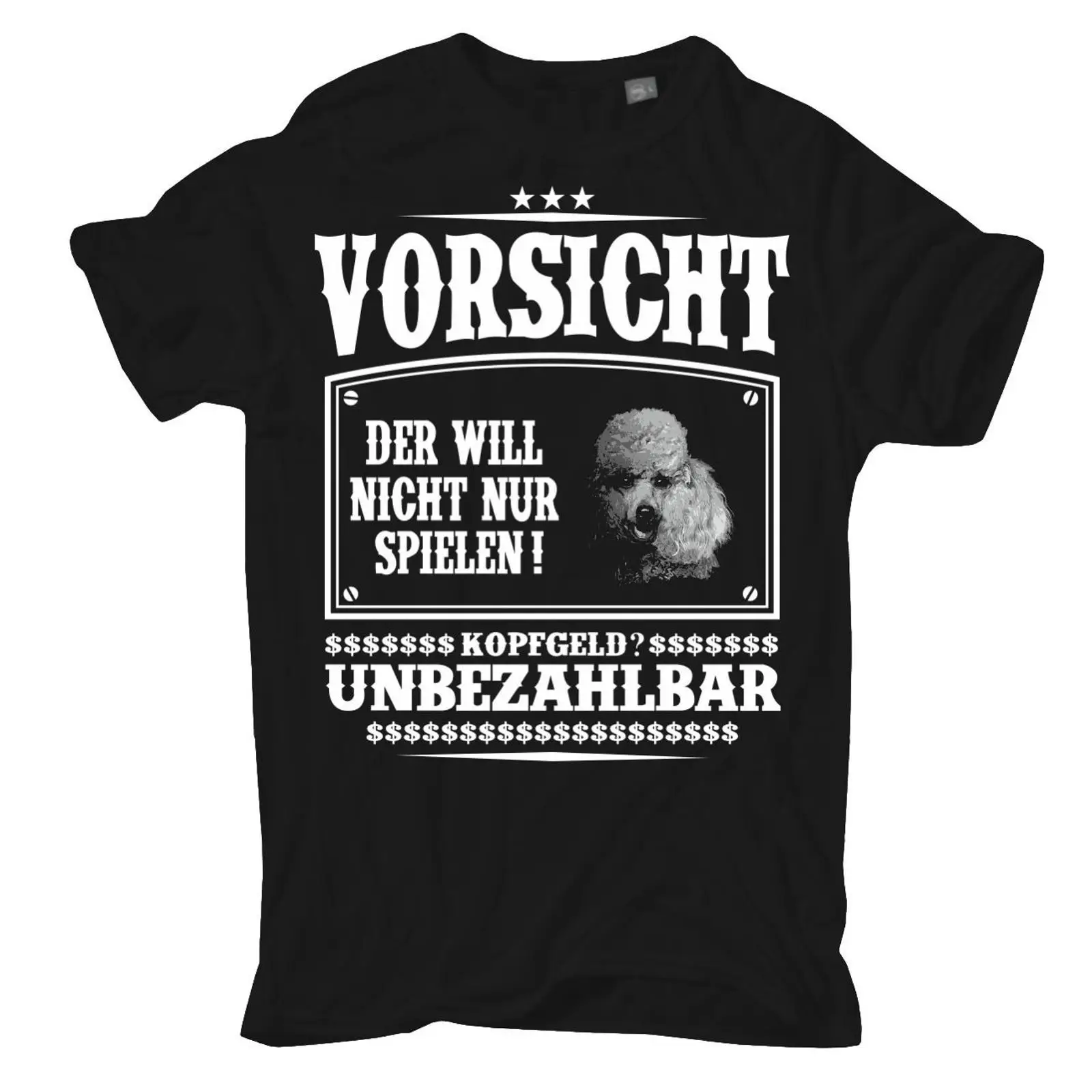 ヘレン Tシャツ プーデル VORSICHT der wil - Vintage Fashion Herren のレビューと価格