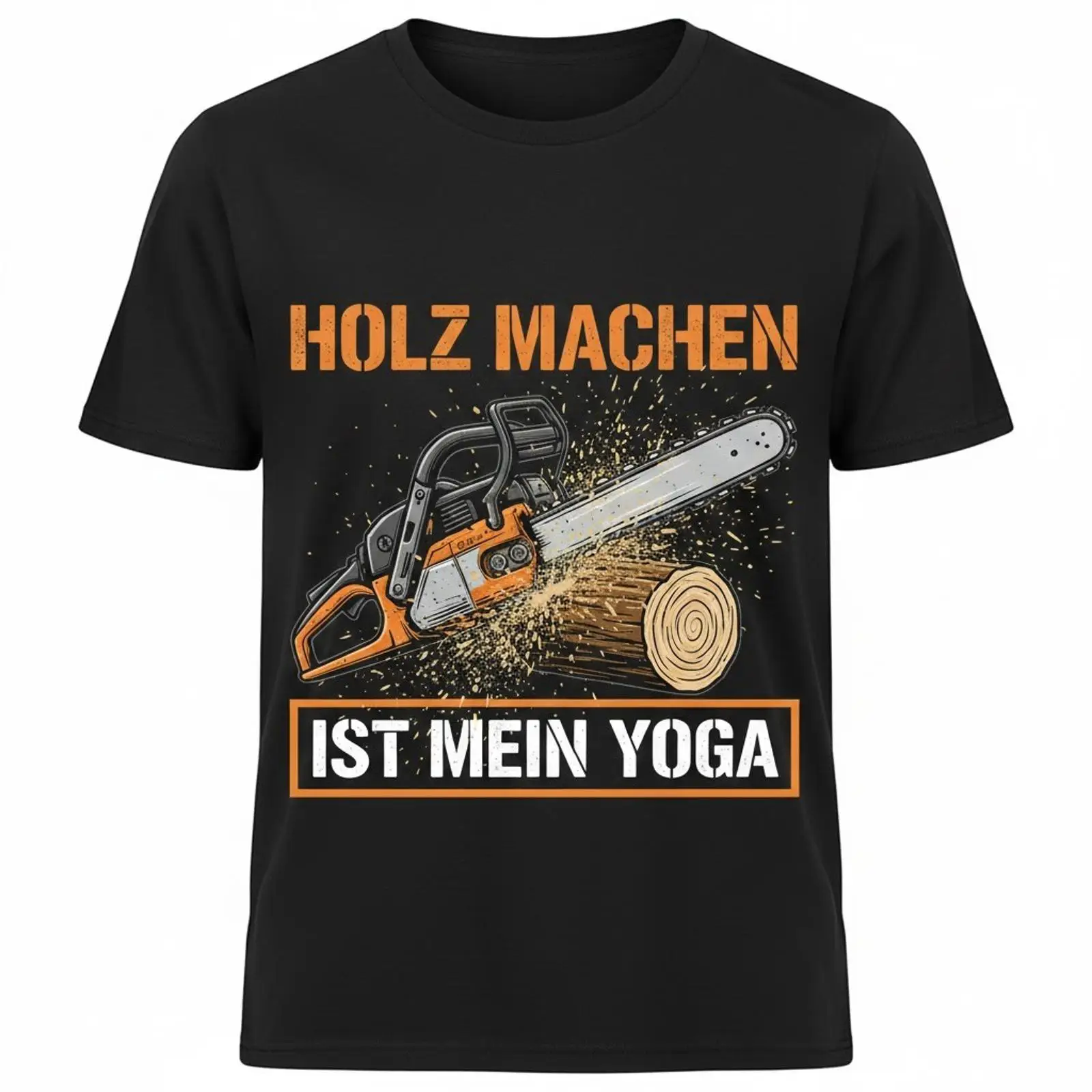 メンズTシャツ 木を切ることは私のヨガです チェーンソーの言 - Vintage Fashion Herren のレビューと価格