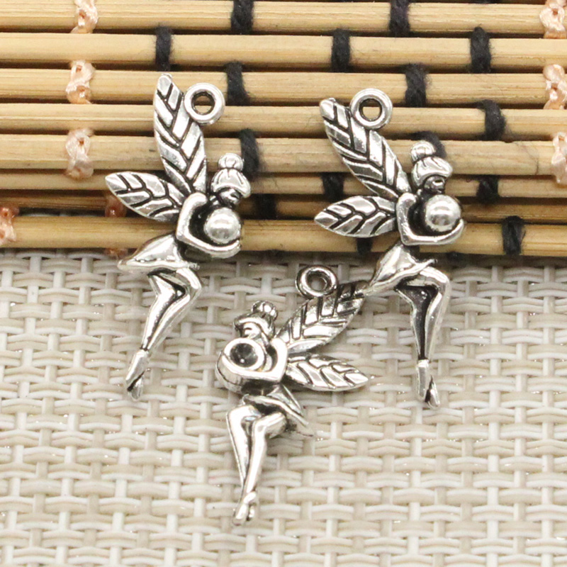 20 個チャームフェア天使 26 × 11 ミリメートルチベ - Vintage Fashion Faire のレビューと価格