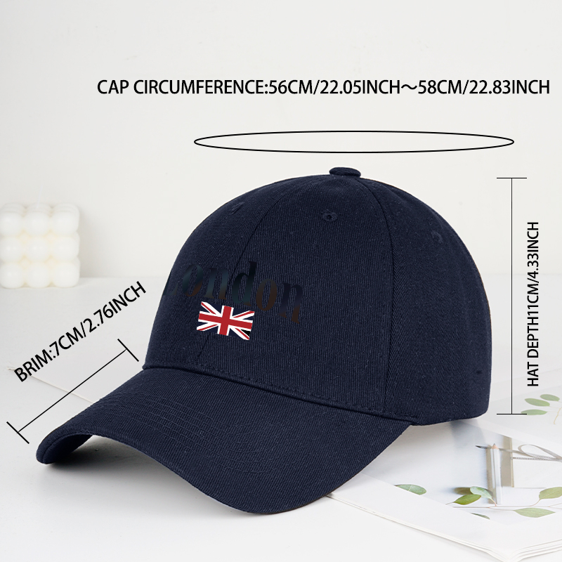 ロンドン ユニオン ジャック プリント ベースボール キャッ - Vintage Fashion London のレビューと価格