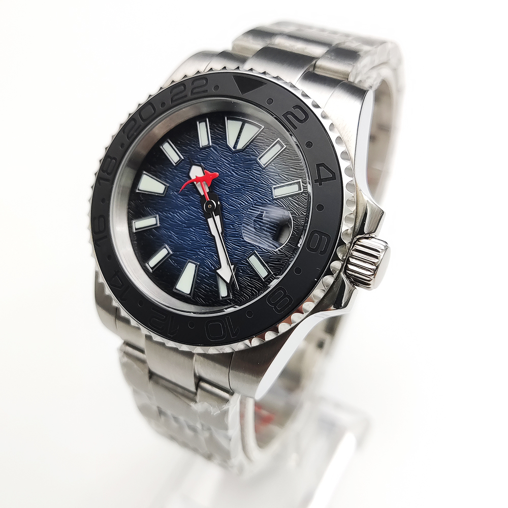40ミリメートルメンズ腕時計NH35運動発光自動機械式時計氏 - Vintage Fashion Complete のレビューと価格