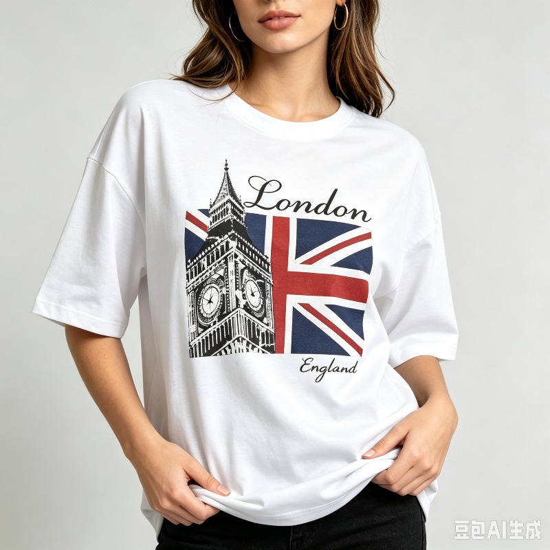 ロンドン イングランド ビッグベン フロントプリント Tシャ - Vintage Fashion London のレビューと価格