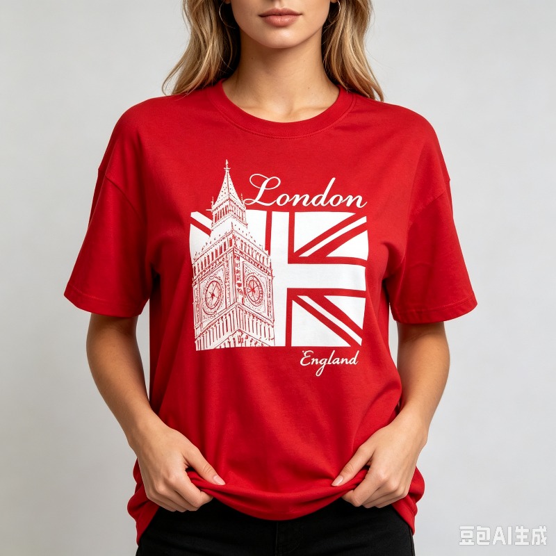 ロンドン イングランド ビッグベン フロントプリント Tシャ - Vintage Fashion London のレビューと価格