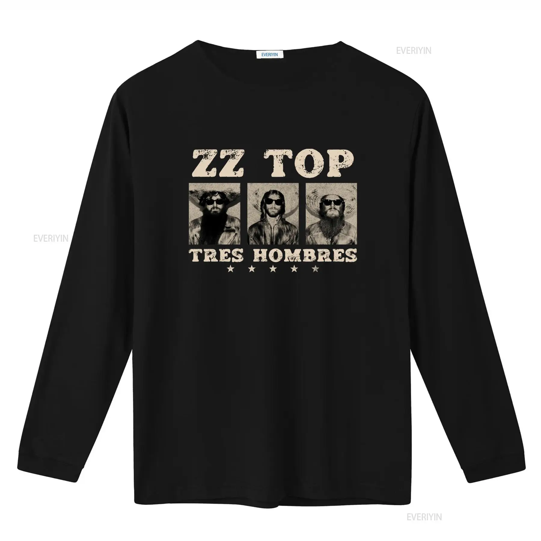 Tres Hombres ZZ Top レトロ ロック ブル - Vintage Fashion La のレビューと価格
